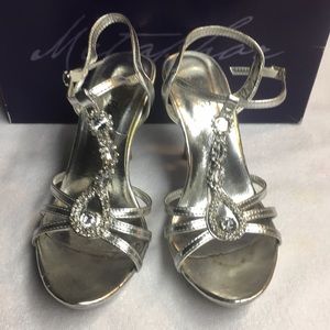 Annie Pinky Strappy Bling Heels